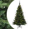 vidaXL Umel&yacute; vianočn&yacute; stromček s vianočn&yacute;mi guľami 120 cm 150 LED