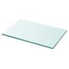 vidaXL Poličkov&yacute; panel z priehľadn&eacute;ho skla, 30x15 cm