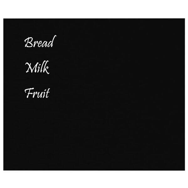 vidaXL N&aacute;stenn&aacute; magnetick&aacute; tabuľa čierna 60x50 cm tvrden&eacute; sklo