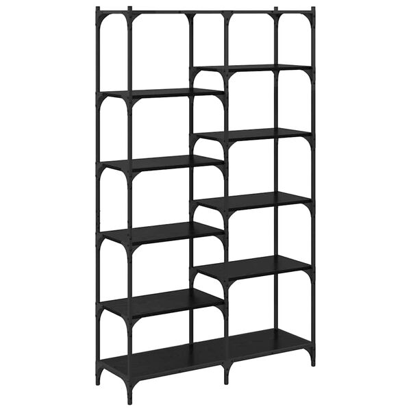 vidaXL Reg&aacute;l na knihy Čierny dub 100 x 32 x 170 cm Kompozitn&eacute; drevo