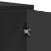 vidaXL Komoda čierna 92x35x76 cm kompozitn&eacute; drevo