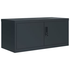 vidaXL Kartot&eacute;ka antracitov&aacute; 90x40x40 cm oceľov&aacute;