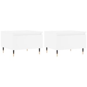 vidaXL Konferenčn&eacute; stol&iacute;ky 2 ks biely 50x46x35 cm kompozitn&eacute; drevo