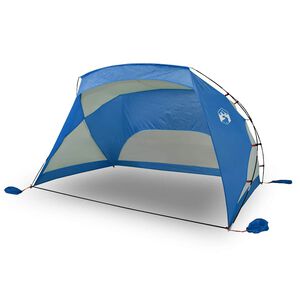 vidaXL Pl&aacute;žov&yacute; stan, az&uacute;rovo modr&yacute; 274x178x170/148 cm, 185T polyester