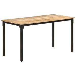 vidaXL Jed&aacute;lensk&yacute; st&ocirc;l 140x70x76 surov&eacute; mangov&eacute; drevo