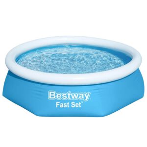 Bestway Fast Set Nafukovac&iacute; baz&eacute;n okr&uacute;hly 244x61 cm 57265