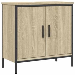 vidaXL Skrinka na um&yacute;vadlo dub sonoma 60x30x60 cm kompozitn&eacute; drevo