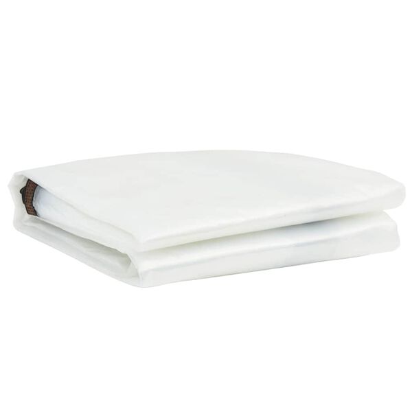 vidaXL Priehľadná plachta s očkami 2x2 m polyetylénová