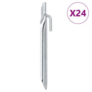vidaXL Stanov&eacute; kol&iacute;ky 24 ks v tvare U 17 cm &Oslash;20 mm pozinkovan&aacute; oceľ