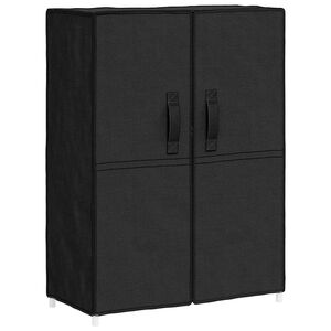 vidaXL Skrinka na top&aacute;nky čierna 60x28x90 cm l&aacute;tkov&aacute;