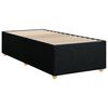 vidaXL Posteľn&yacute; r&aacute;m boxspring s matracom čierny 80x200 cm l&aacute;tka