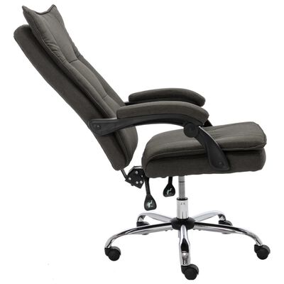 vidaXL Kancelárska stolička sivá látková