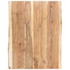 vidaXL Stolov&aacute; doska, ak&aacute;ciov&yacute; mas&iacute;v 80x(50-60)x3,8 cm