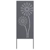 vidaXL Z&aacute;hradn&aacute; clona na s&uacute;kromie Rezac&iacute; Antracit 50 x 140 cm