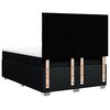 vidaXL Posteľn&yacute; r&aacute;m boxspring s matracom čierny 160x200 cm l&aacute;tka