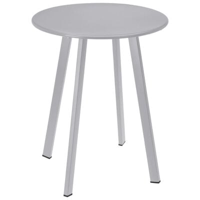 ProGarden Odkladací stolík 40x49 cm, matný, sivý