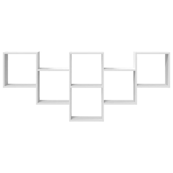 vidaXL N&aacute;stenn&aacute; polica biela 159x18x66 cm kompozitn&eacute; drevo