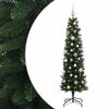 vidaXL Umel&yacute; &scaron;t&iacute;hly vianočn&yacute; stromček s vianočnou guľou 120 cm 150 LED