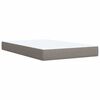 vidaXL Boxspring posteľ s matracom sivohned&yacute; 120x200 cm l&aacute;tka
