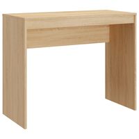 vidaXL Písací stôl, dub sonoma 90x40x72 cm, kompozitné drevo