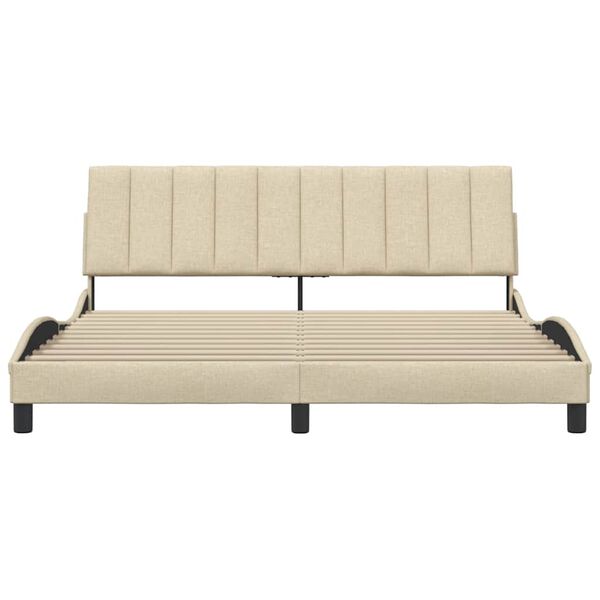 vidaXL R&aacute;m postele bez matraca Hanko kr&eacute;mov&aacute; 180x200 cm l&aacute;tka