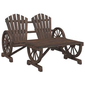 vidaXL 2-dielna z&aacute;hradn&aacute; sedacia s&uacute;prava jedľov&yacute; mas&iacute;v