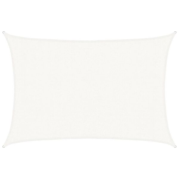 vidaXL Tieniaca plachta 160 g/m&sup2;, biela 3x4 m, HDPE