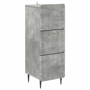 vidaXL Z&aacute;suvkov&yacute; kabinet Bet&oacute;novo siv&aacute; 33 x 34,5 x 92 cm