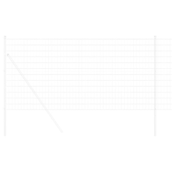 vidaXL Euro plot Strieborná 1.2 x 10 m