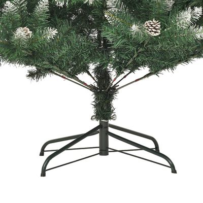 vidaXL Umelý vianočný stromček s podstavcom 120 cm PVC