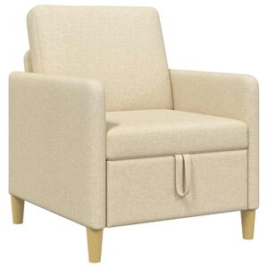 vidaXL Sofa s &uacute;ložn&yacute;m priestorom Kr&eacute;mov&aacute; 72 x 78 x 87 cm Polyester