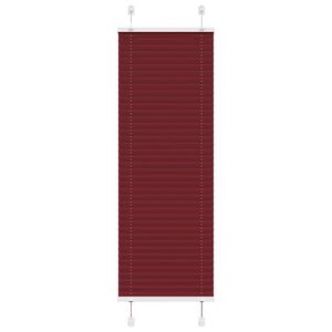 vidaXL Plisovan&aacute; roleta bordov&aacute; červen&aacute; 45x100 cm &scaron;&iacute;rka l&aacute;tky 44,4 cm polyester