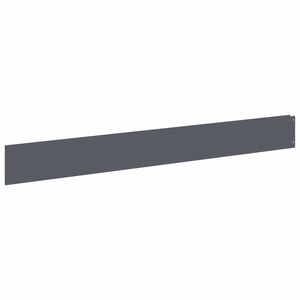 vidaXL Obrubn&iacute;k tr&aacute;vnika 10 ks 100 x 12 cm Oceľ Antracitov&aacute;