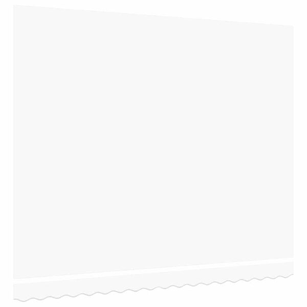vidaXL Náhradná látka na markízu Biela 380 x 345 cm Polyester
