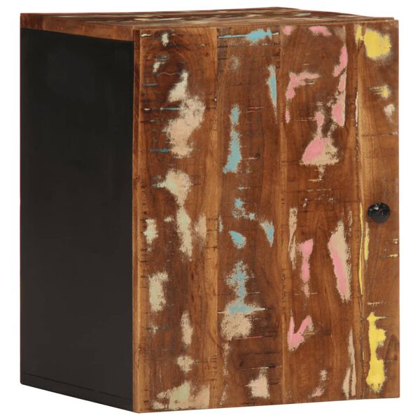 vidaXL Kúpeľňová nástenná skrinka 38x33x48 cm recyklovaný masív