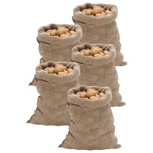 vidaXL Jutov&eacute; vrecia 5 ks 60x105 cm 100 % juta 220 g/m&sup2;