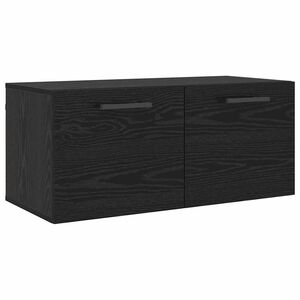 vidaXL N&aacute;stenn&aacute; skrinka Čierny dub 80 x 36.5 x 35 cm Kompozitn&eacute; drevo