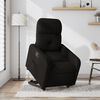 vidaXL Zdvíhacie sklápacie kreslo čierne látka