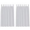 vidaXL Voile z&aacute;clona 2 ks Svetlosiv&aacute; 175 x 140 cm Polyester