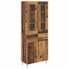 vidaXL Highboard 2 ks Star&eacute; drevo 69,5 x 34 x 180 cm Kompozitn&eacute; drevo