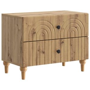 vidaXL Nočn&yacute; stol&iacute;k Dub artisan 62 x 34,5 x 48 cm Kompozitn&eacute; drevo