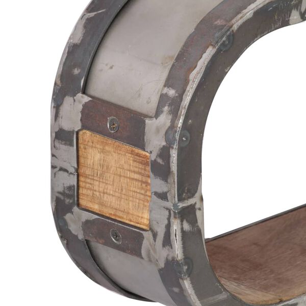 vidaXL 3-dielna sada nástenných políc masívne mangovníkové drevo