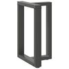 vidaXL Nohy k jedálenskému stolu v tvare T, 2 ks, antracitové, 50x35x(72-73) cm, oceľ
