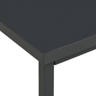 vidaXL Industriálny stôl so zásuvkami antracitový 105x52x75 cm oceľt