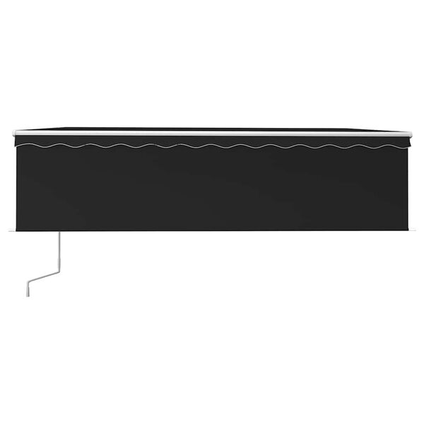 vidaXL Automatick&aacute; mark&iacute;za s tienidlom 5x3 m antracitov&aacute;