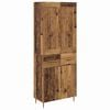 vidaXL Highboard Star&eacute; drevo 69,5 x 34 x 180 cm Kompozitn&eacute; drevo