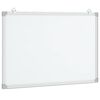 vidaXL Magnetick&aacute; biela tabuľa 80x60x1,7 cm hlin&iacute;k