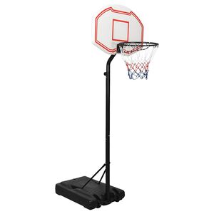 vidaXL Basketbalov&yacute; stojan biely 237-307 cm polyet&eacute;n
