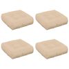 vidaXL 4-dielne sedacie vank&uacute;&scaron;e VIANEN 4 pcs 100% polyester Kr&eacute;mov&aacute;
