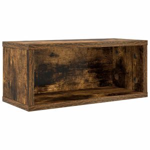 vidaXL Roh na skladovanie CD Dymov&yacute; dub 40 x 17 x 17 cm